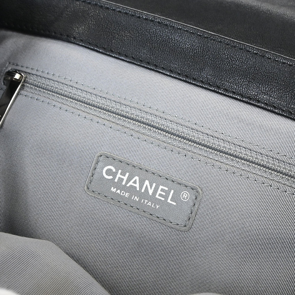 Chanel Black Calfskin Chain Around Shoulder Bag
