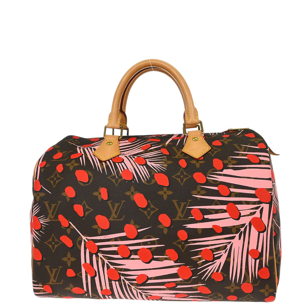 Louis Vuitton Monogram Jungle Dot Speedy 30 Handbag M41983