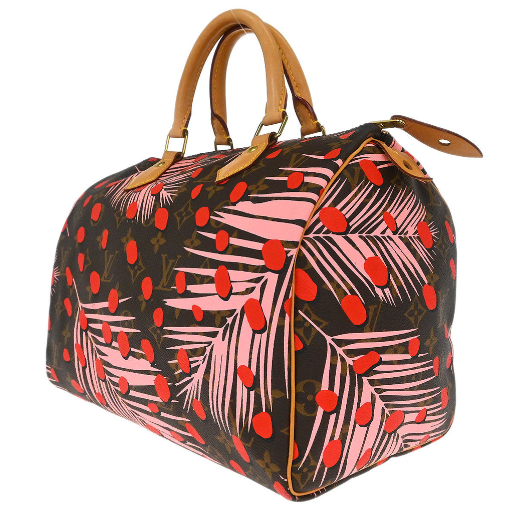 Louis Vuitton Monogram Jungle Dot Speedy 30 Handbag M41983