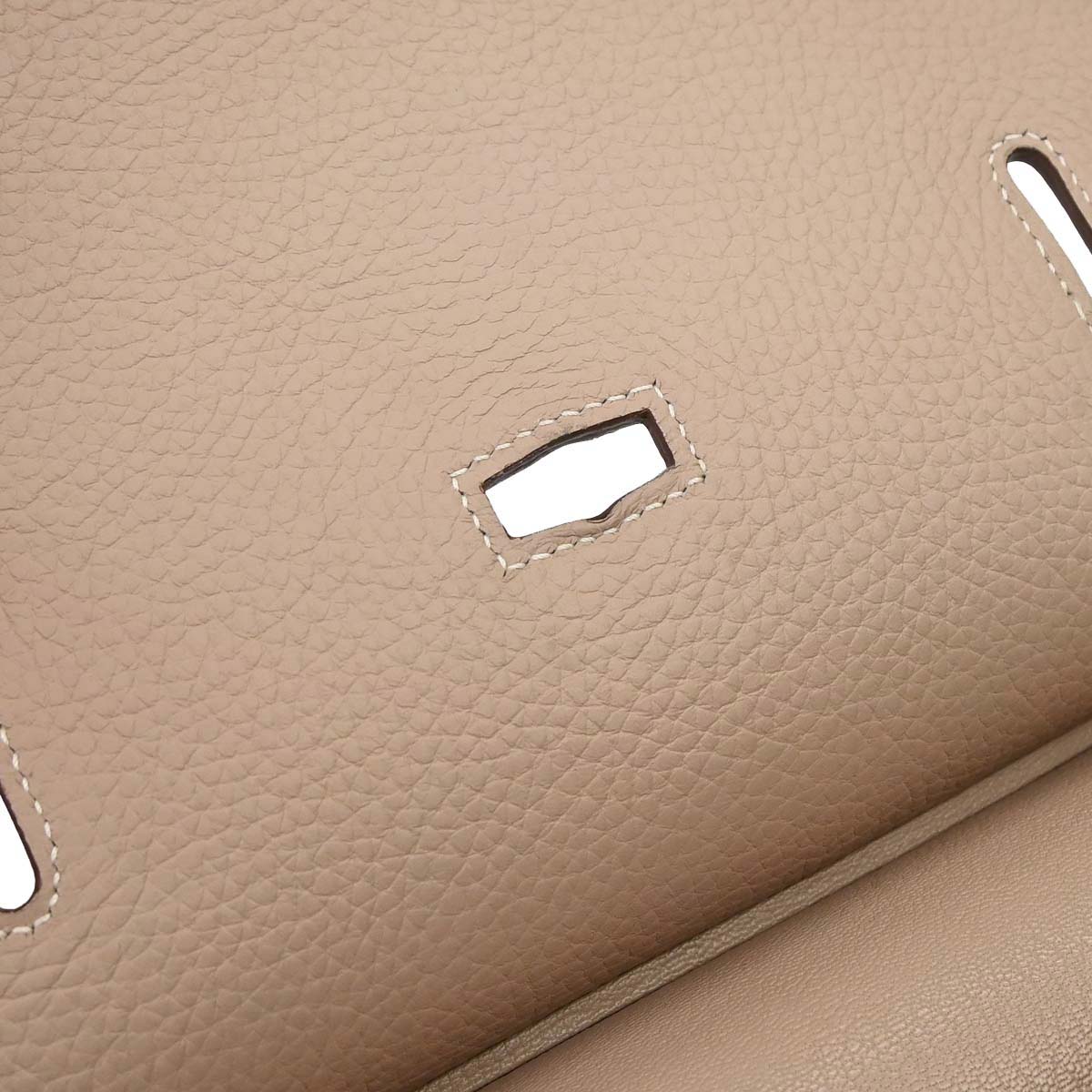 Hermes Argile Taurillon Clemence Jypsiere 31 Shoulder Bag