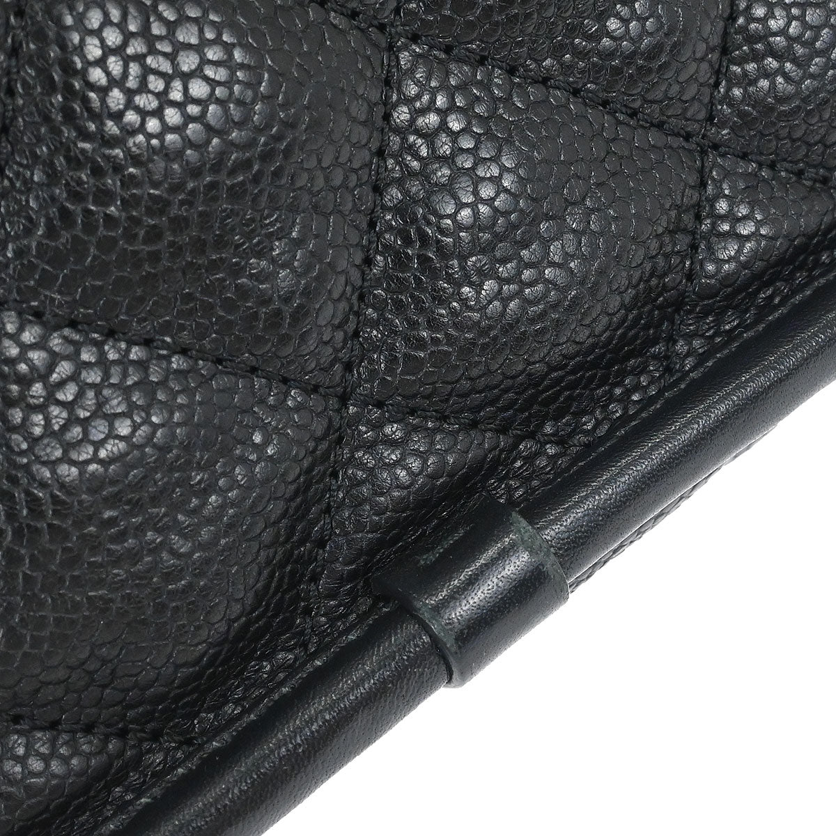 Chanel 2012-2013 Black Caviar French Riviera Shoulder Bag