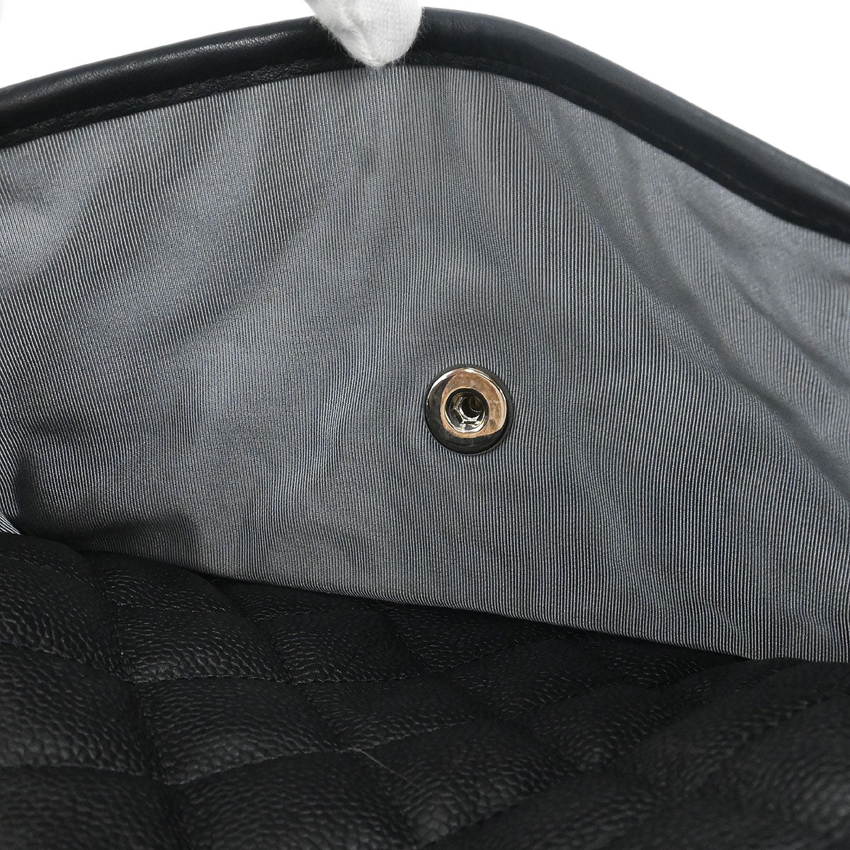 Chanel 2012-2013 Black Caviar French Riviera Shoulder Bag