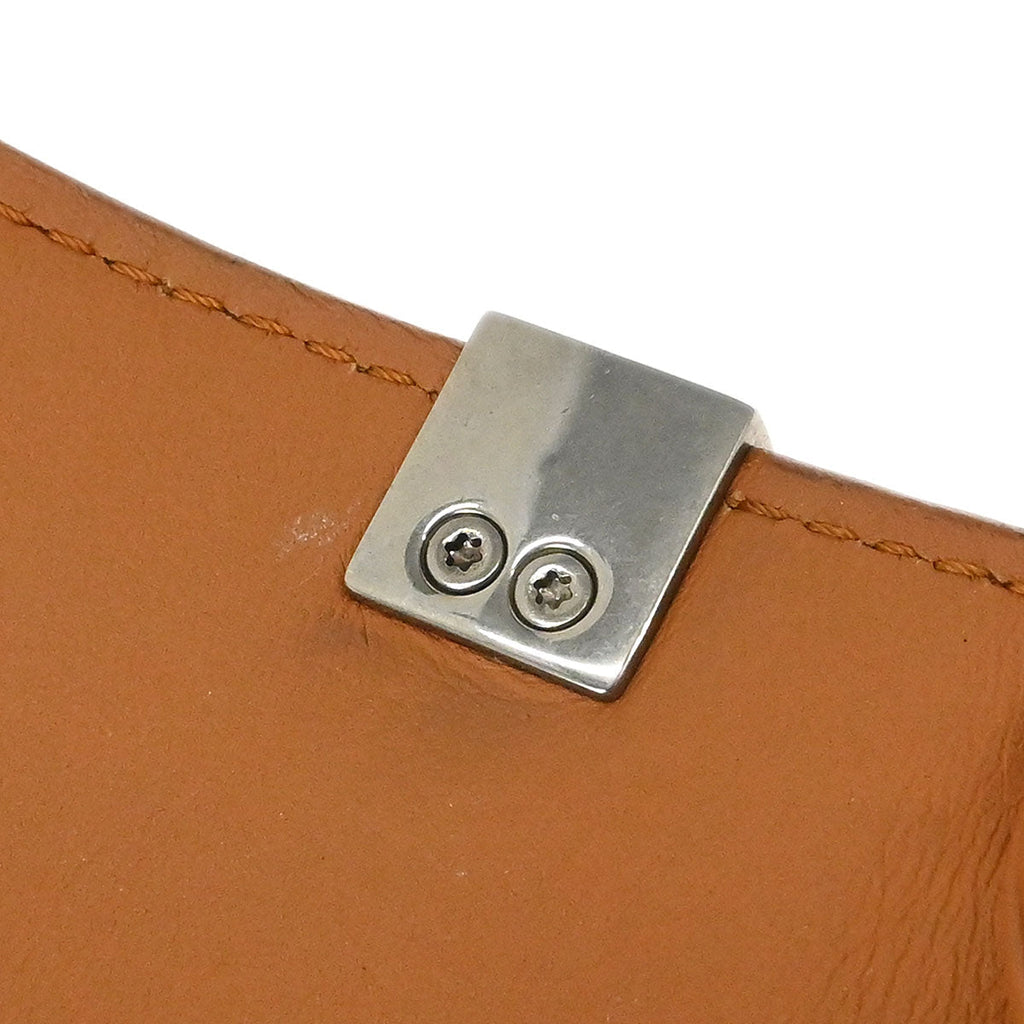Chanel 2018 Brown Calfskin Coco Eyelets Round Flap Shoulder Bag