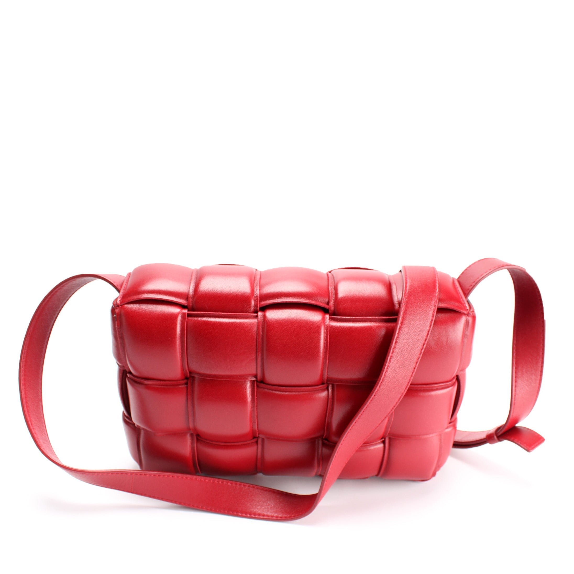 Maxi Intrecciato Padded Cassette Bag