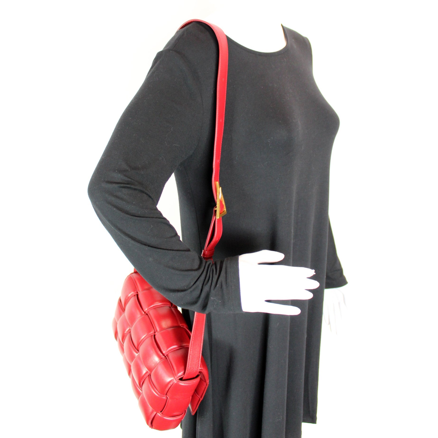 Maxi Intrecciato Padded Cassette Bag