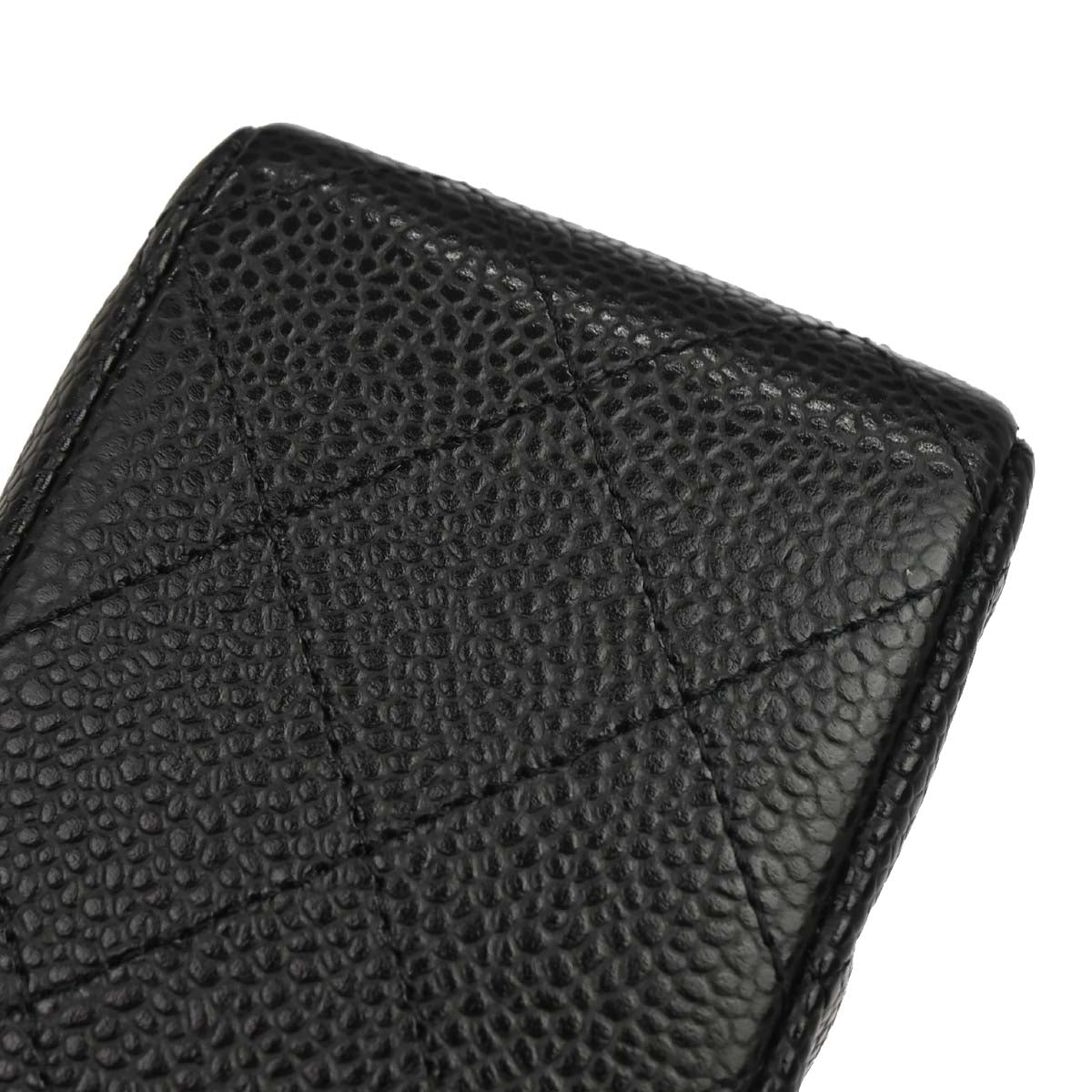 Chanel 2019 Black Caviar Medium Classic Double Flap Shoulder Bag
