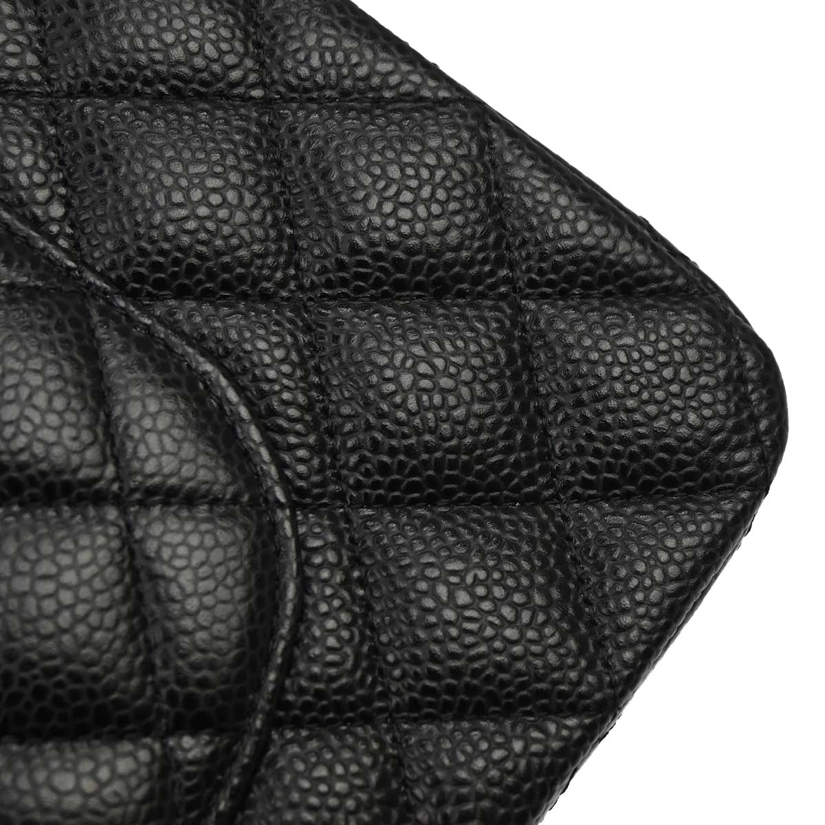 Chanel 2019 Black Caviar Medium Classic Double Flap Shoulder Bag