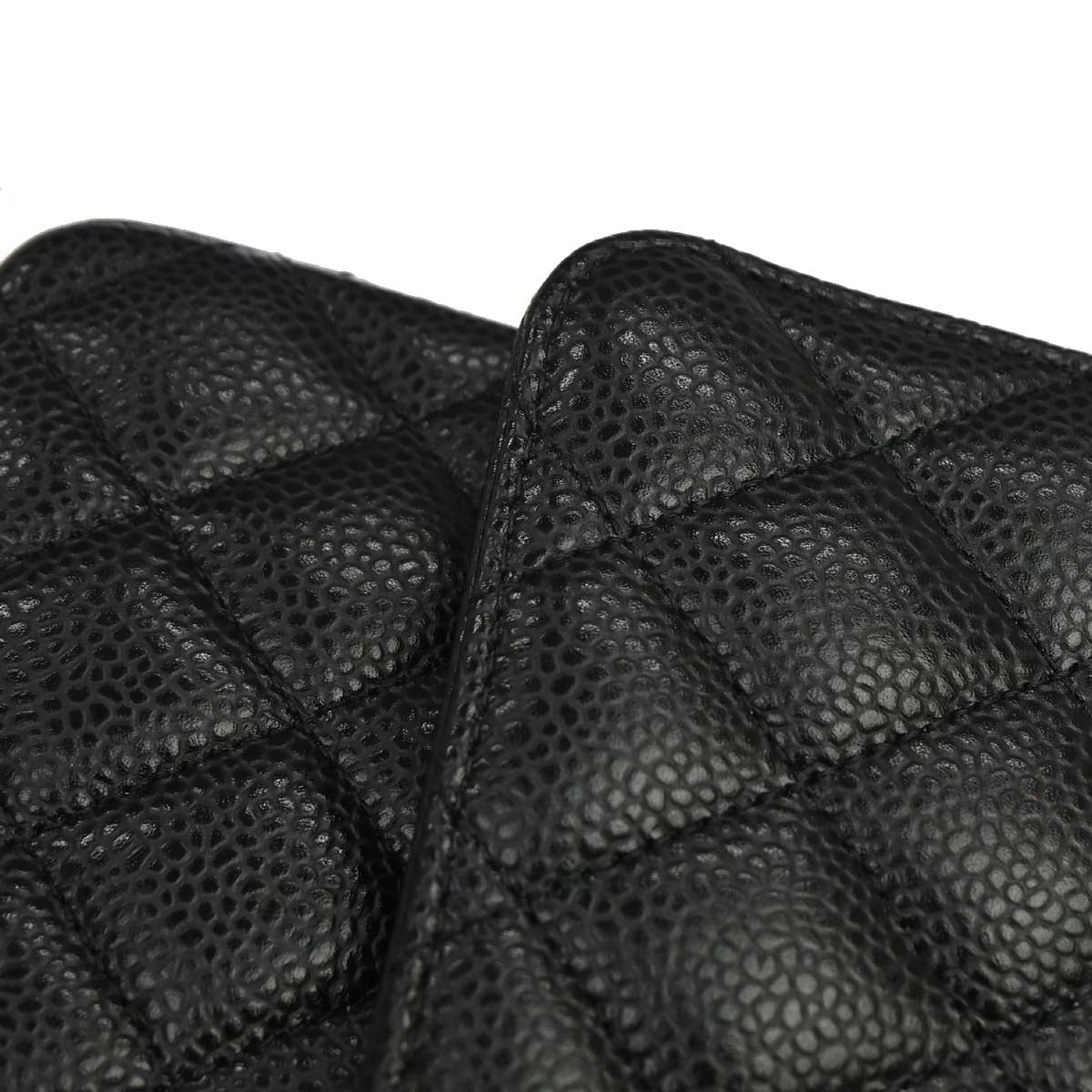 Chanel 2019 Black Caviar Medium Classic Double Flap Shoulder Bag