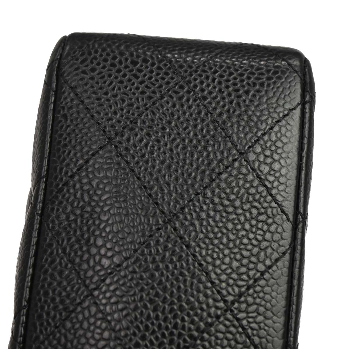 Chanel 2019 Black Caviar Medium Classic Double Flap Shoulder Bag