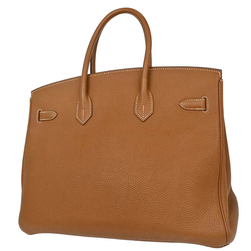 Hermes Gold Togo Birkin 35 Handbag