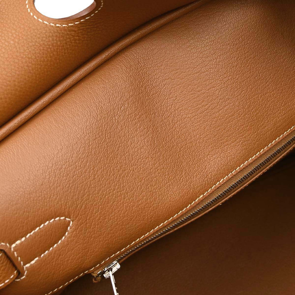 Hermes Gold Togo Birkin 35 Handbag