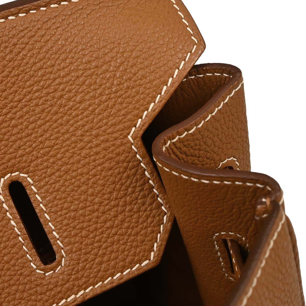 Hermes Gold Togo Birkin 35 Handbag