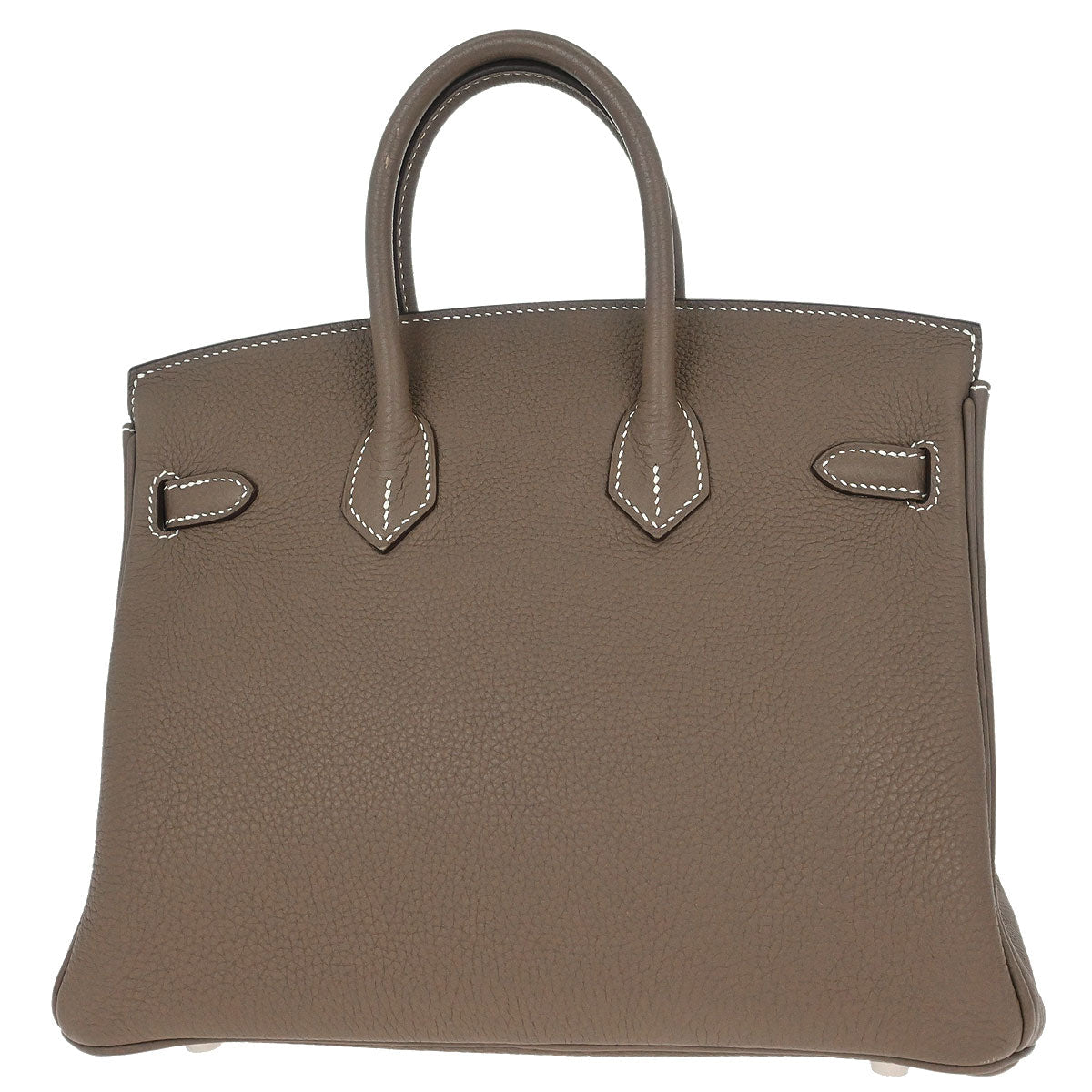 Hermes Etoupe Togo Birkin 25 Handbag