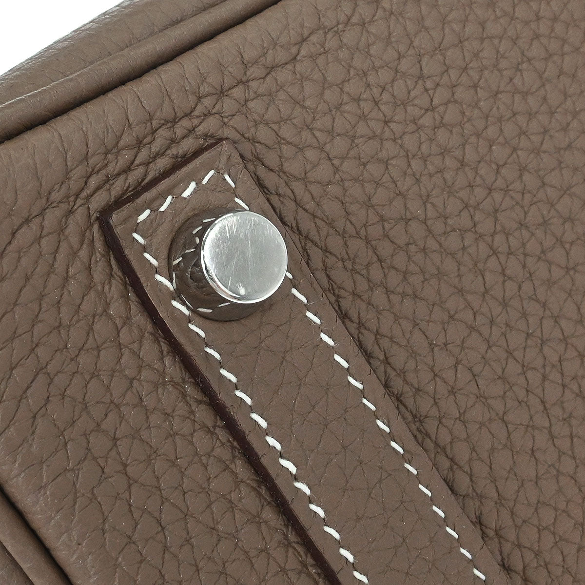 Hermes Etoupe Togo Birkin 25 Handbag
