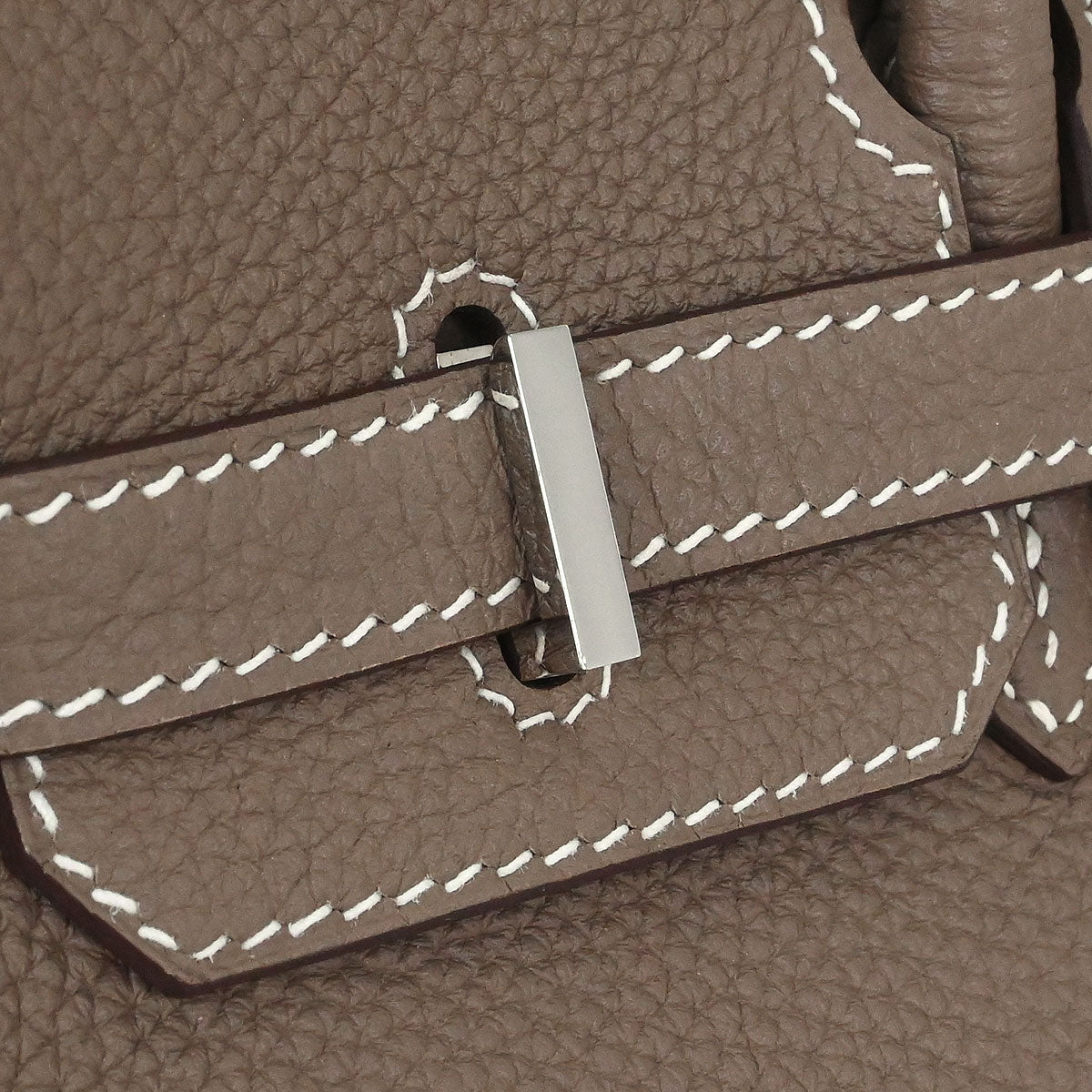 Hermes Etoupe Togo Birkin 25 Handbag