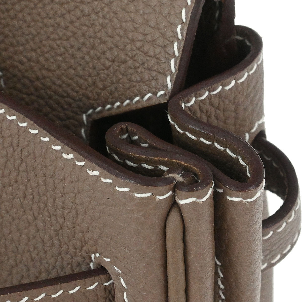 Hermes Etoupe Togo Birkin 25 Handbag