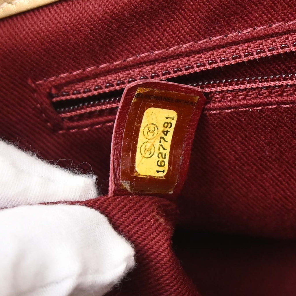 Chanel 2012 Metallic Gold Calfskin Pondicherry Flap 2way Shoulder Handbag