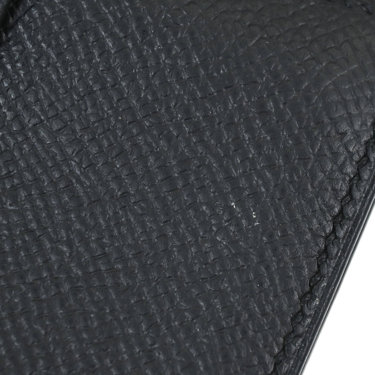 Hermes Black Epsom Bearn Cardholder