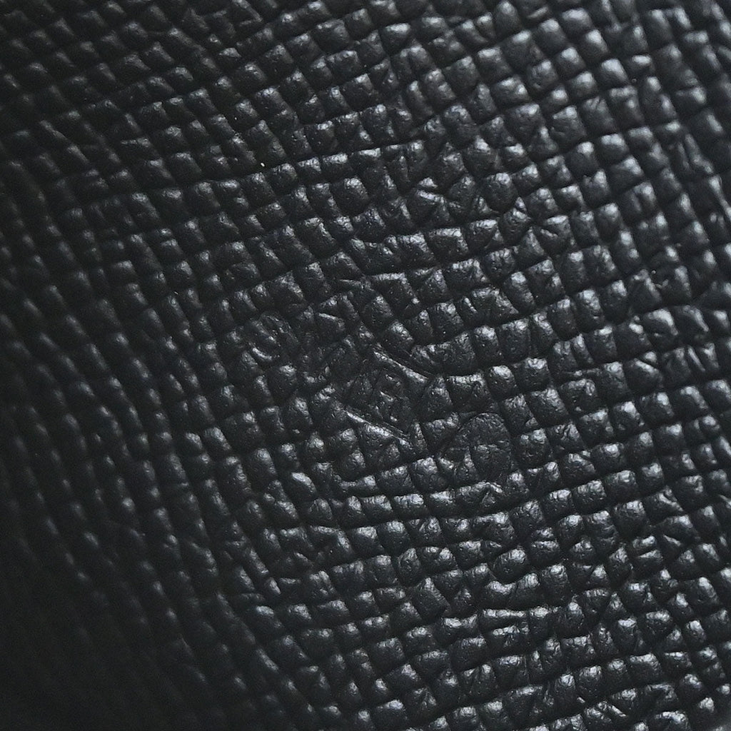 Hermes Black Epsom Bearn Cardholder