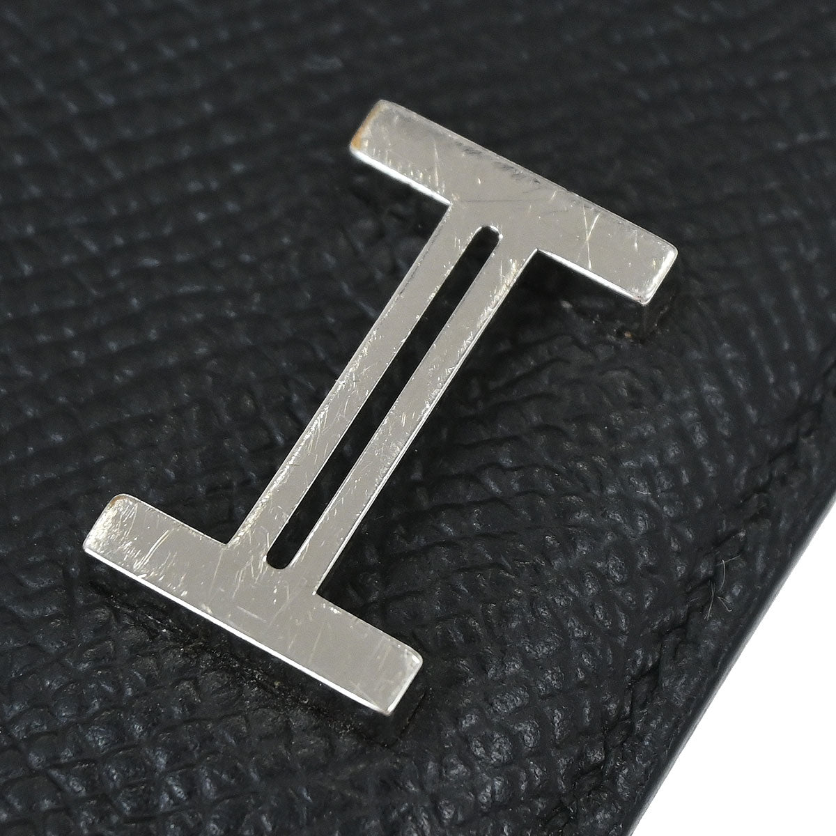 Hermes Black Epsom Bearn Cardholder
