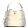 Louis Vuitton Lizard Capucines Mini White