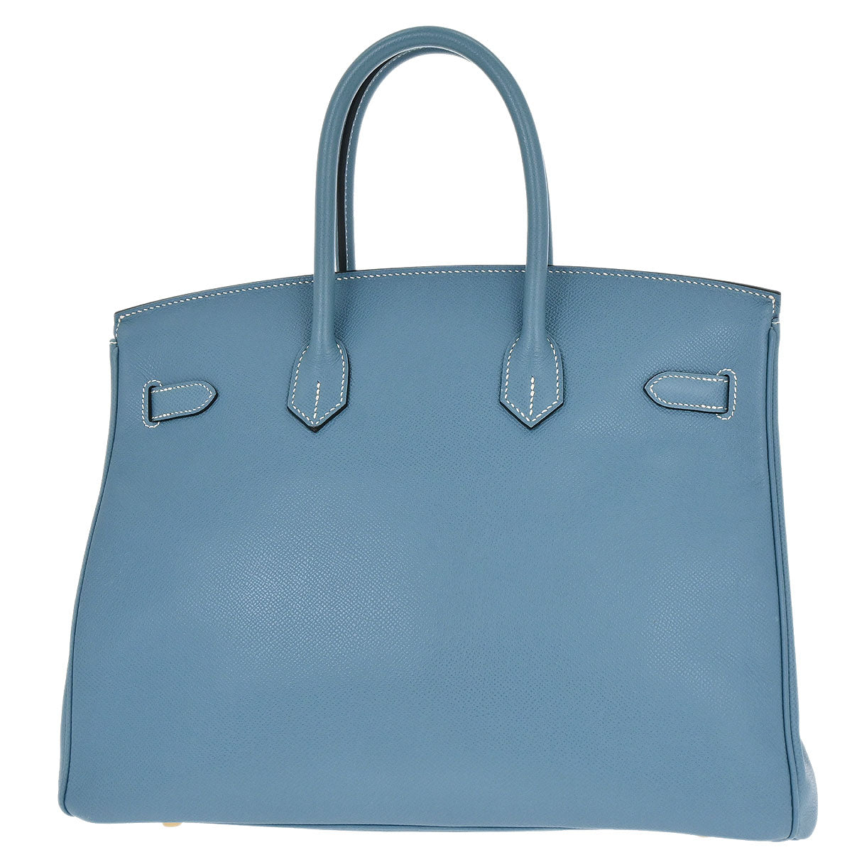 Hermes Blue Jean Epsom Birkin 35 Handbag