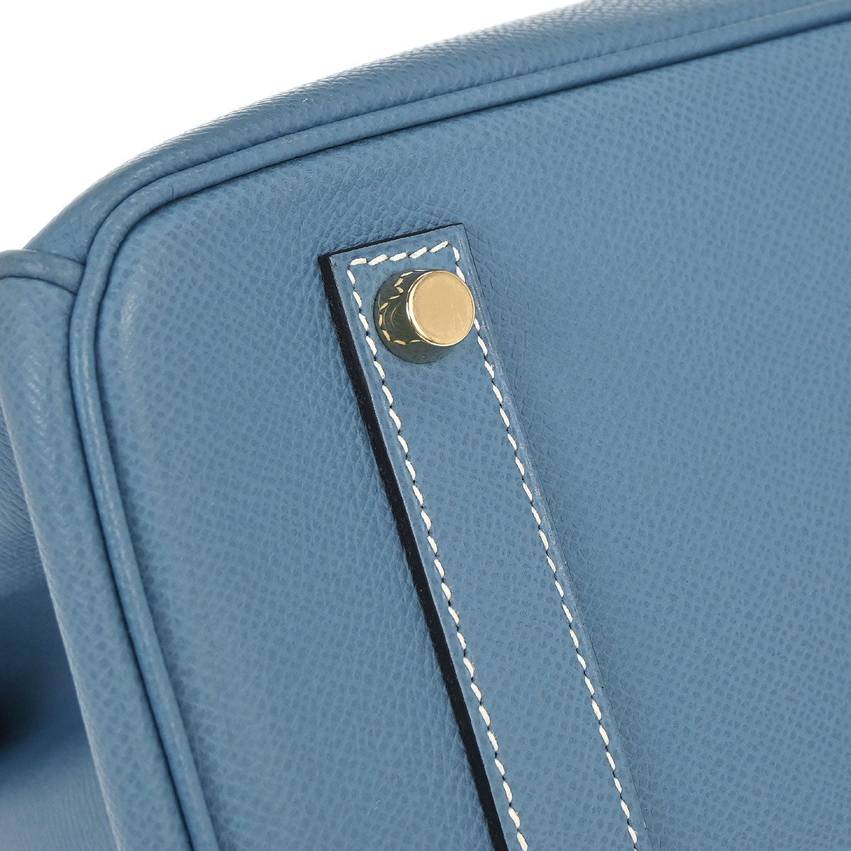 Hermes Blue Jean Epsom Birkin 35 Handbag