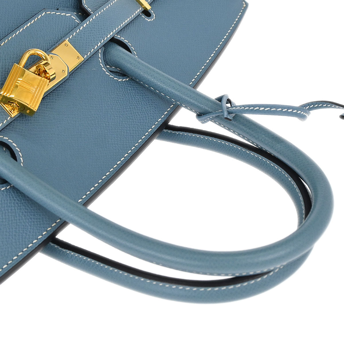 Hermes Blue Jean Epsom Birkin 35 Handbag