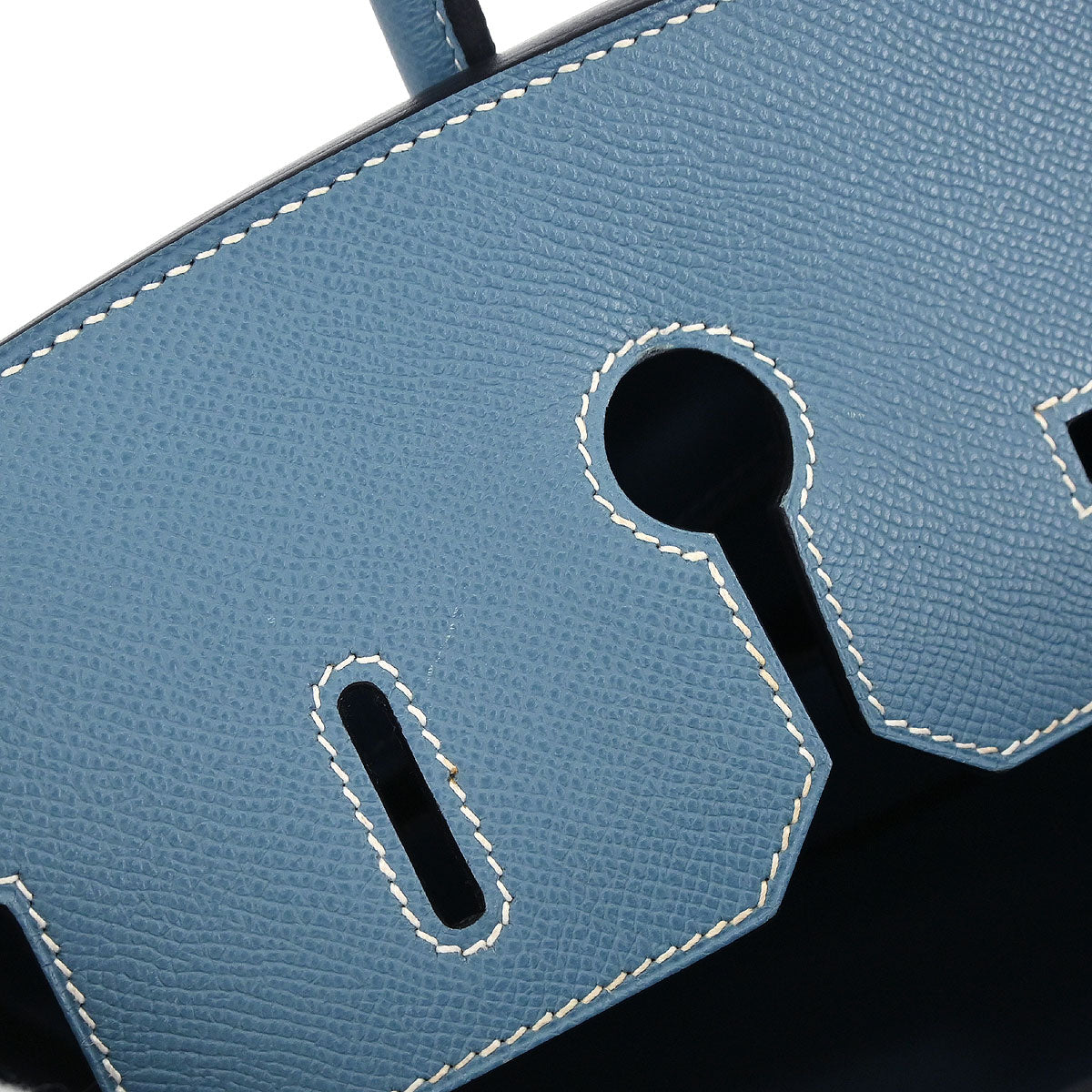 Hermes Blue Jean Epsom Birkin 35 Handbag