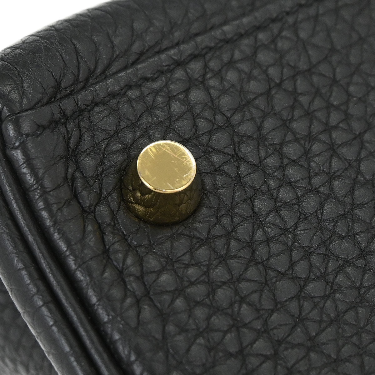 Hermes Black Togo Kelly 28 Retourne 2way Shoulder Handbag