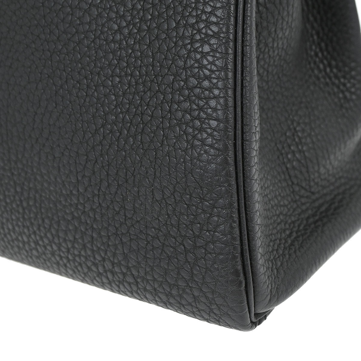 Hermes Black Togo Kelly 28 Retourne 2way Shoulder Handbag