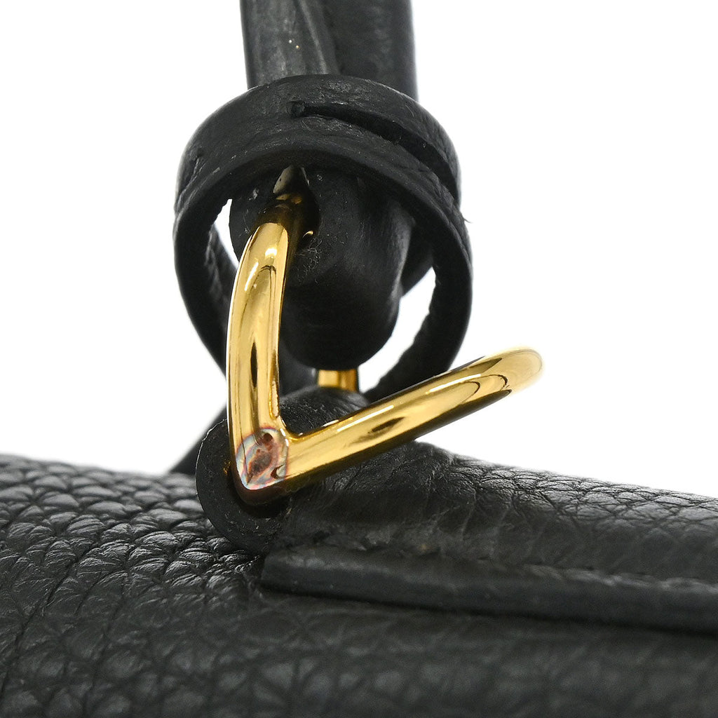 Hermes Black Togo Kelly 28 Retourne 2way Shoulder Handbag