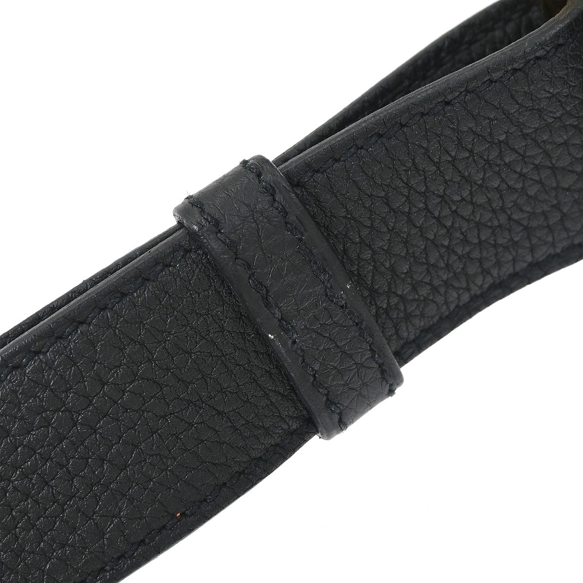 Hermes Black Togo So Kelly 22 Shoulder Bag