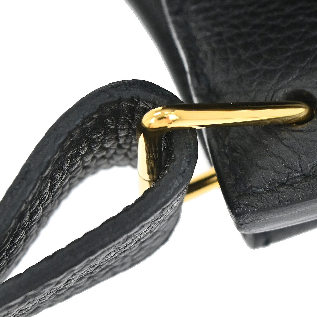 Hermes Black Togo So Kelly 22 Shoulder Bag