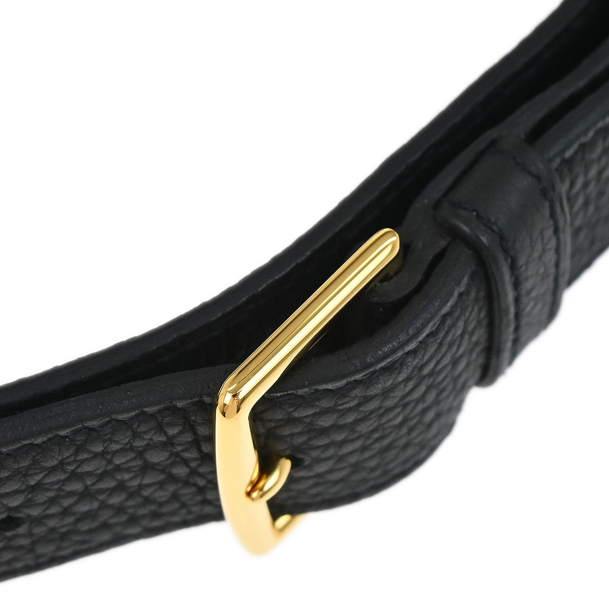 Hermes Black Togo So Kelly 22 Shoulder Bag