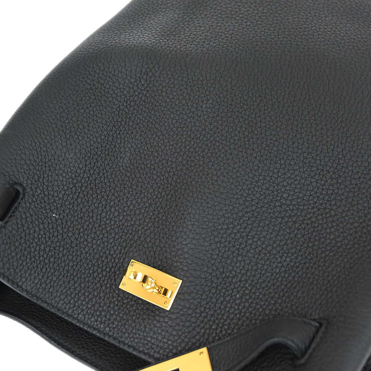 Hermes Black Togo So Kelly 22 Shoulder Bag