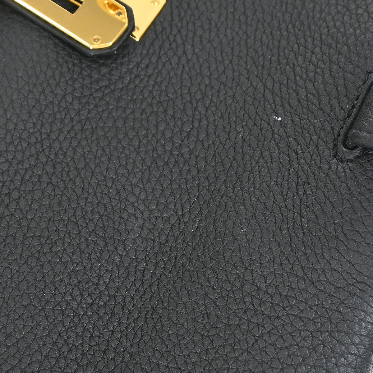 Hermes Black Togo So Kelly 22 Shoulder Bag