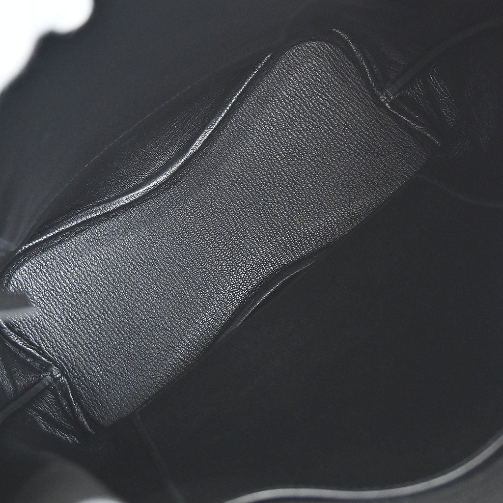 Hermes Black Togo So Kelly 22 Shoulder Bag