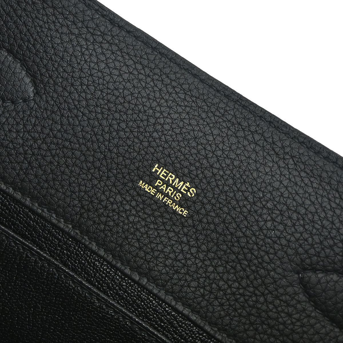 Hermes Black Togo So Kelly 22 Shoulder Bag