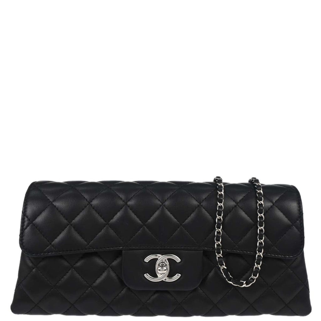 Chanel 2014-2015 Lambskin East West Single Flap Bag