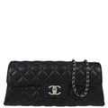 Chanel 2014-2015 Lambskin East West Single Flap Bag