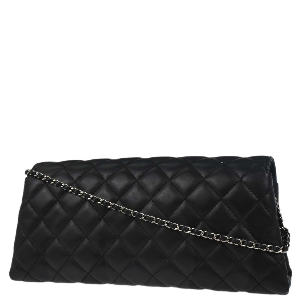 Chanel 2014-2015 Lambskin East West Single Flap Bag