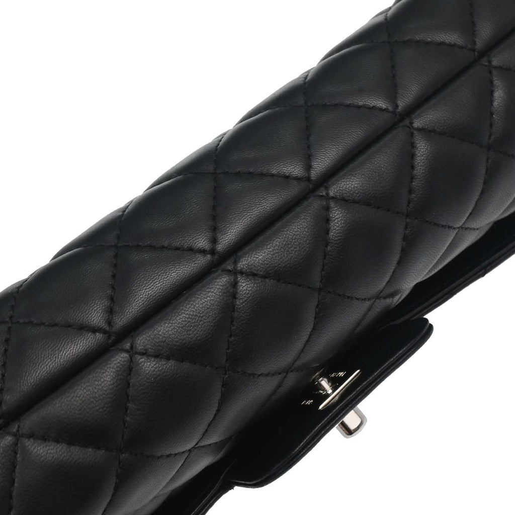 Chanel 2014-2015 Lambskin East West Single Flap Bag