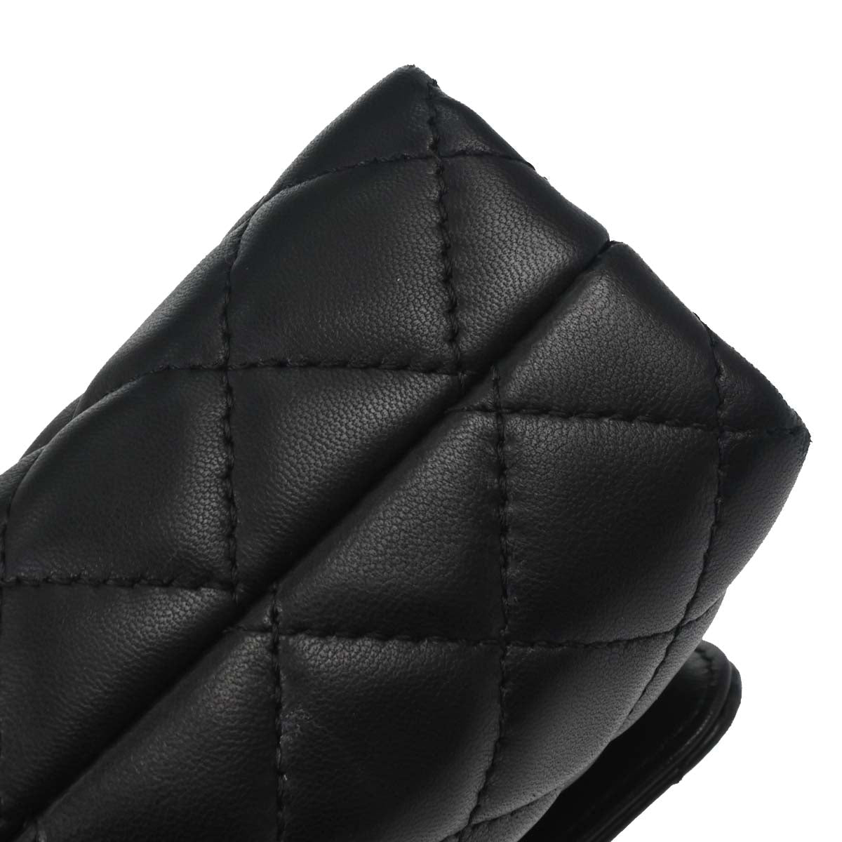 Chanel 2014-2015 Lambskin East West Single Flap Bag