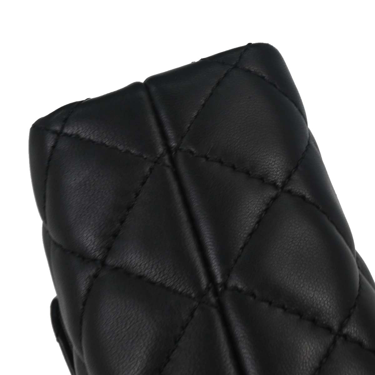 Chanel 2014-2015 Lambskin East West Single Flap Bag