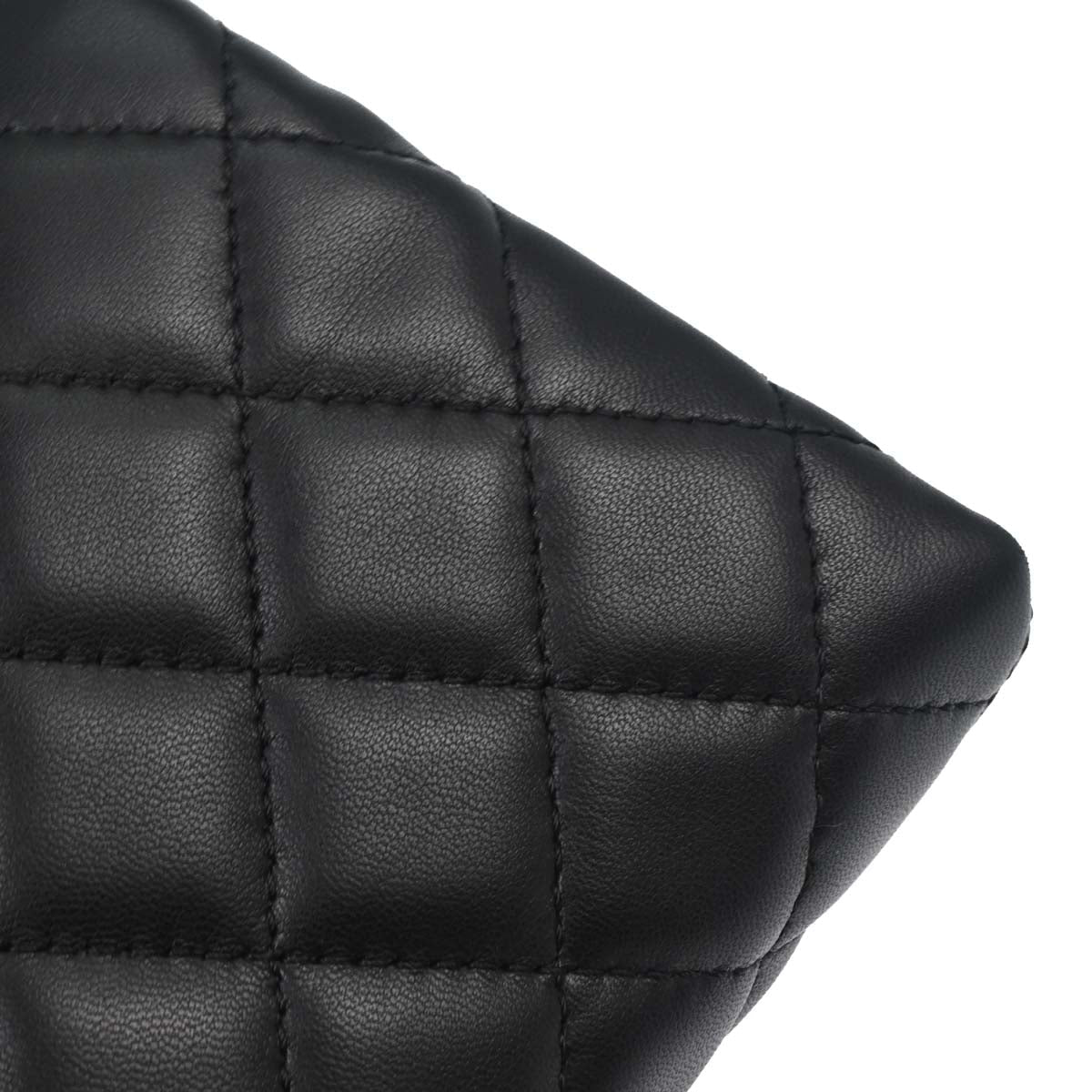 Chanel 2014-2015 Lambskin East West Single Flap Bag