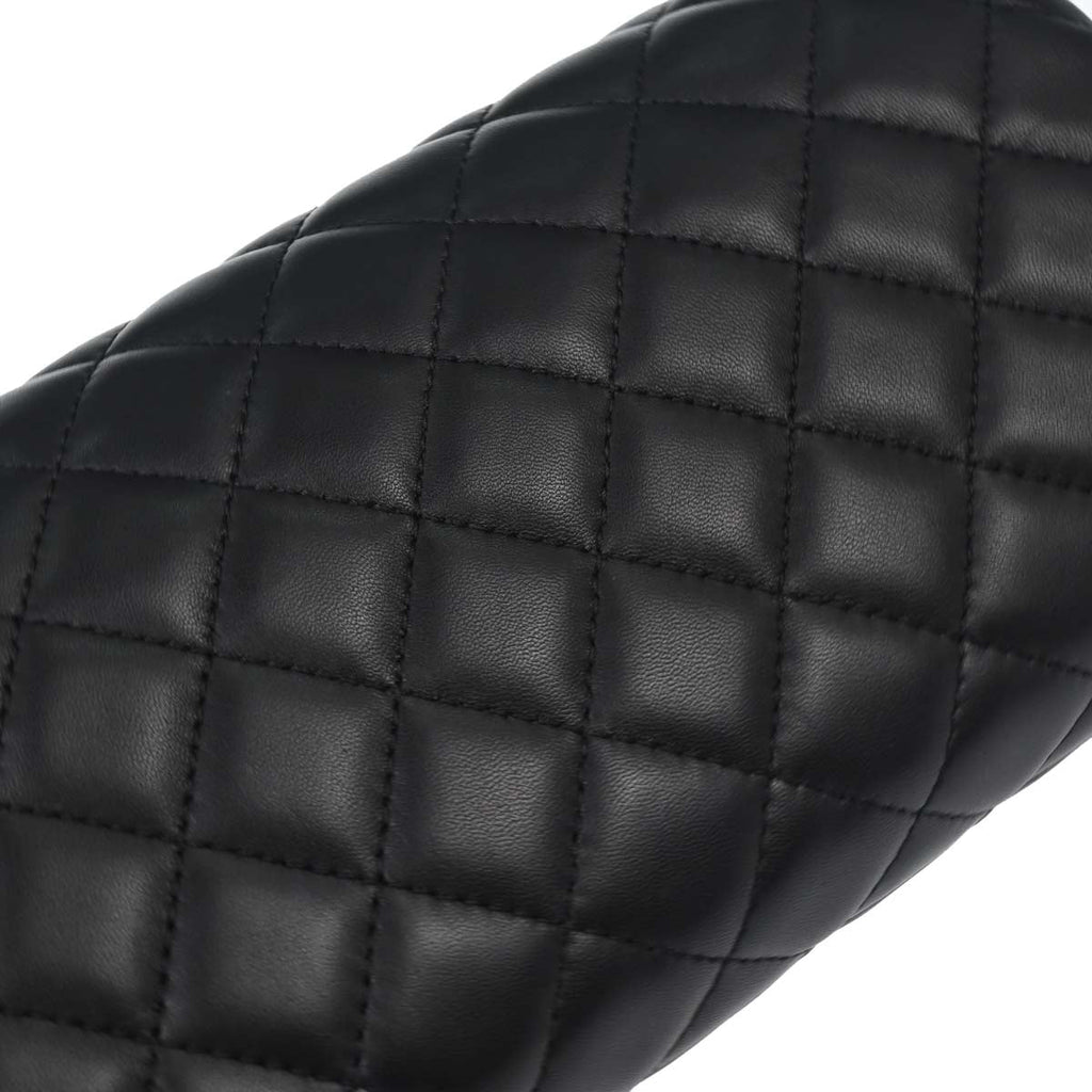 Chanel 2014-2015 Lambskin East West Single Flap Bag