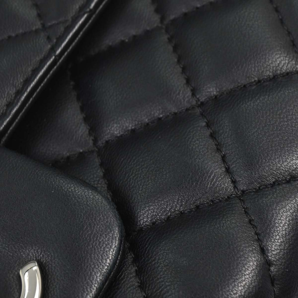 Chanel 2014-2015 Lambskin East West Single Flap Bag
