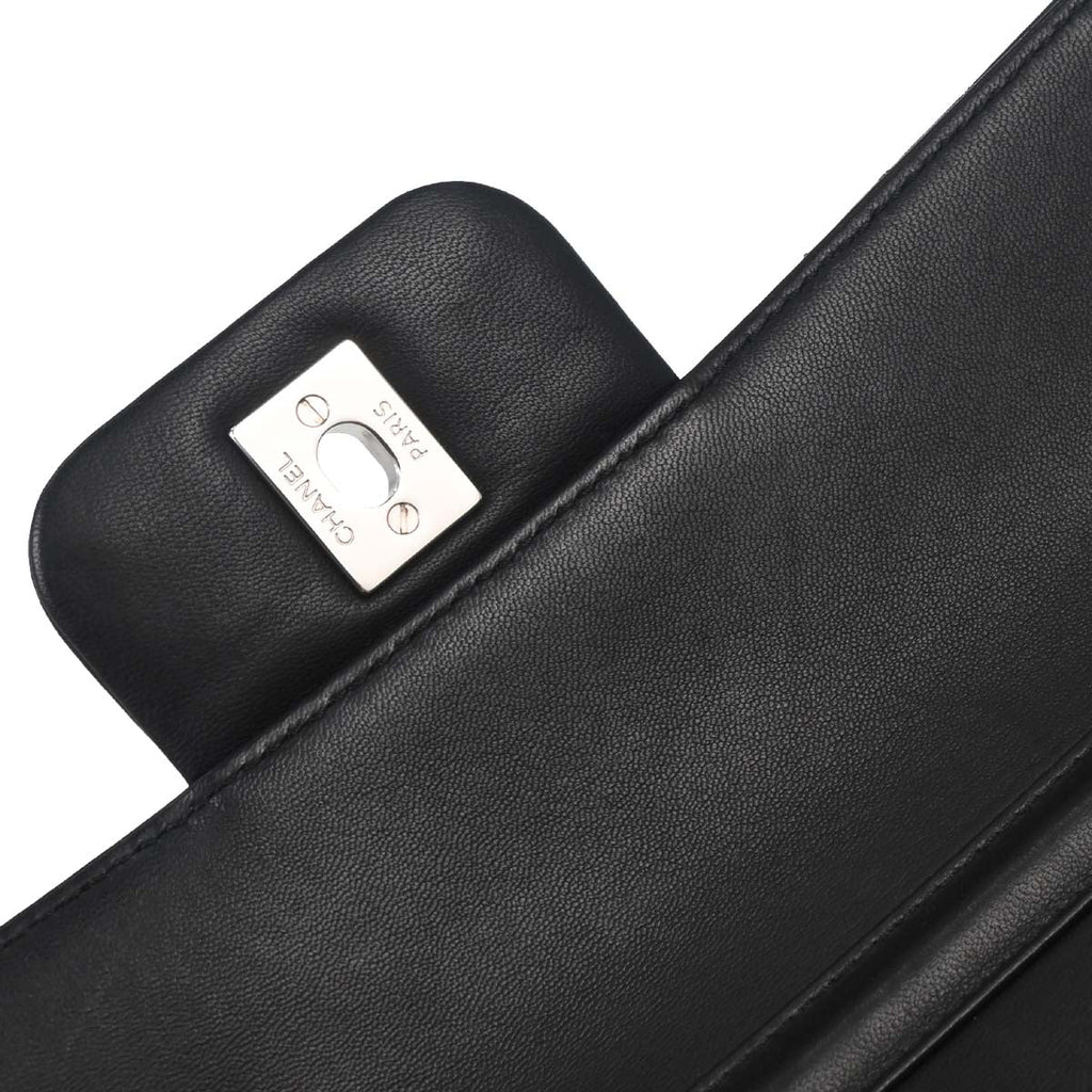 Chanel 2014-2015 Lambskin East West Single Flap Bag