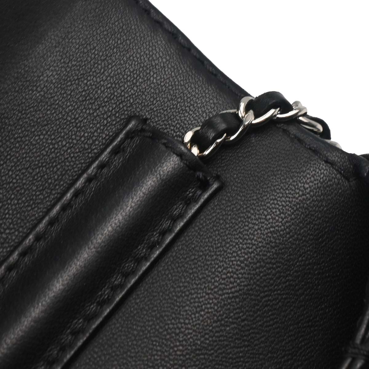 Chanel 2014-2015 Lambskin East West Single Flap Bag